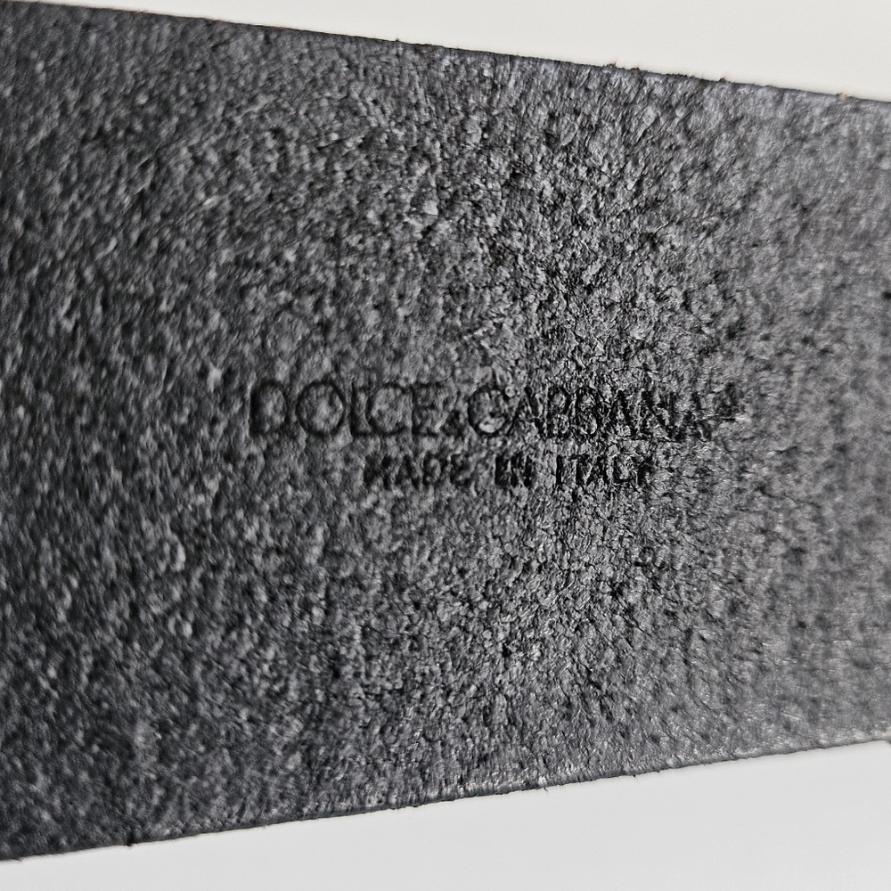 Dolce & Gabbana Black Leather Belt - 90/36 - Picture 7 of 13